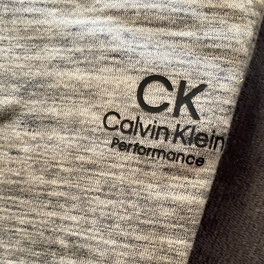 Calvin Klein Performance Heather Gray Women's Jogger Track Pants - Picture 2 of 4